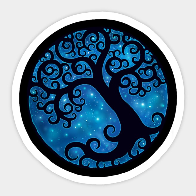 Tree Space Sticker by martinussumbaji